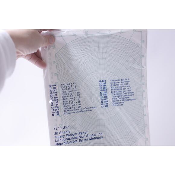 Engineering Forms, National Brand, Sealed, 20 Sheets, Lithograph - Picture 3 of 4